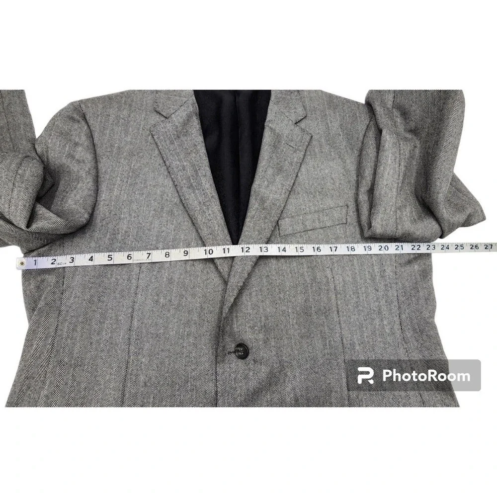 JP Tilford Samuelsohn Loro Piana 100% Worsted Cashmere SB Justin Sport Coat 44R